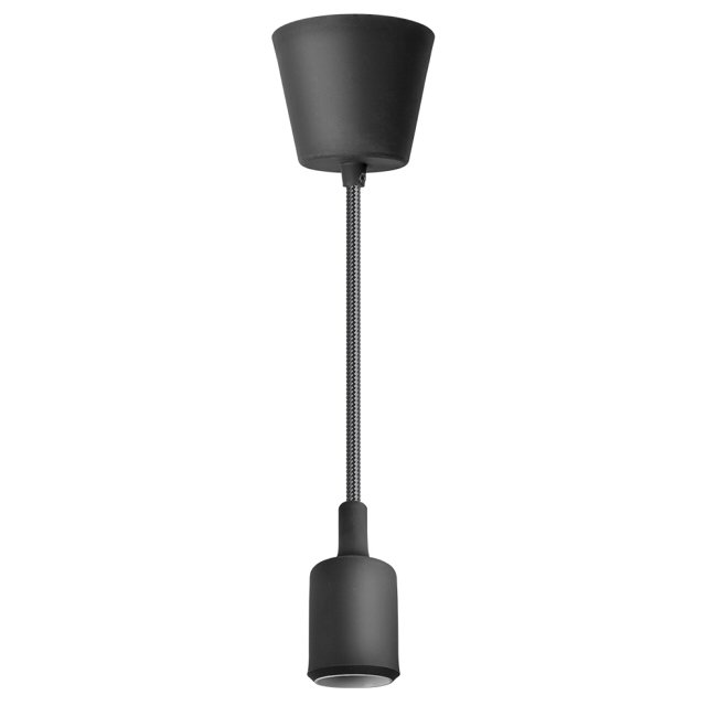 светильник подвесной Navigator 61 523 NIL-SF02-008-E27 60Вт 1м пластик черный