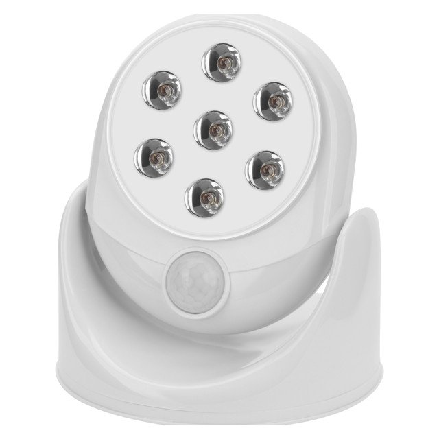 светильник светодиодный DUWI с датчиком движения LED 3,5Вт IP44 4xAA белый