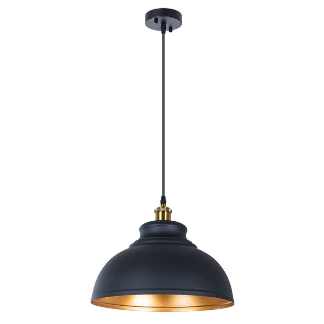 светильник подвесной ARTE LAMP Cappello E27 60Вт металл черный