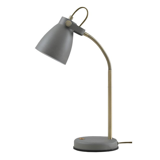лампа настольная ARTSTYLE E27 60 Вт металл серый