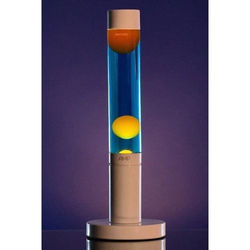 Лава-лампа MotionLamps Amperia Slim Оранжевая/Синяя, 39 см