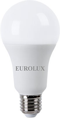 Лампа Eurolux LL-E-A70-20W-230-2 7K-E27 (груша 20Вт тепл. Е27) белый