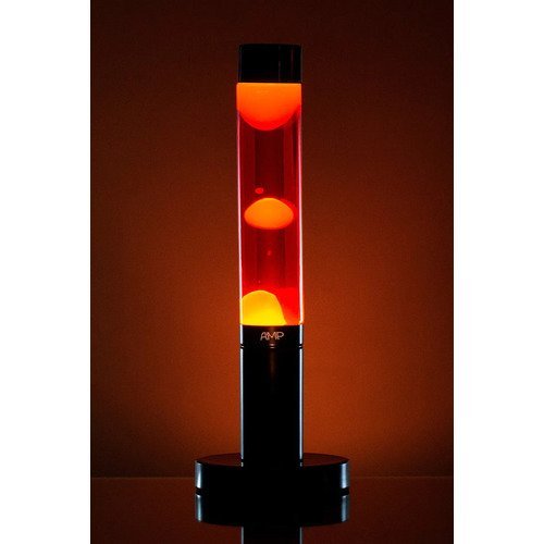 Лава-лампа MotionLamps Amperia Slim Желтая/Красная, 39 см