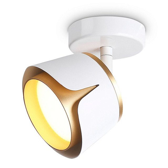 спот Ambrella Light Techno Spot GX53 со сменной лампой белый/золото