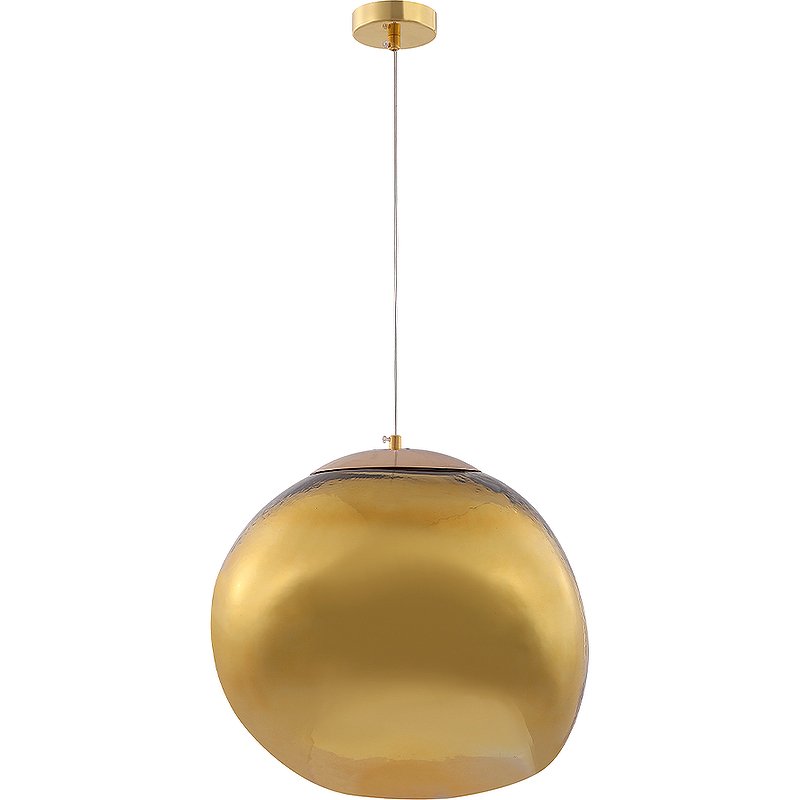 Подвесной светильник Crystal Lux Malaga SP1 D360 Gold Янтарный Золото