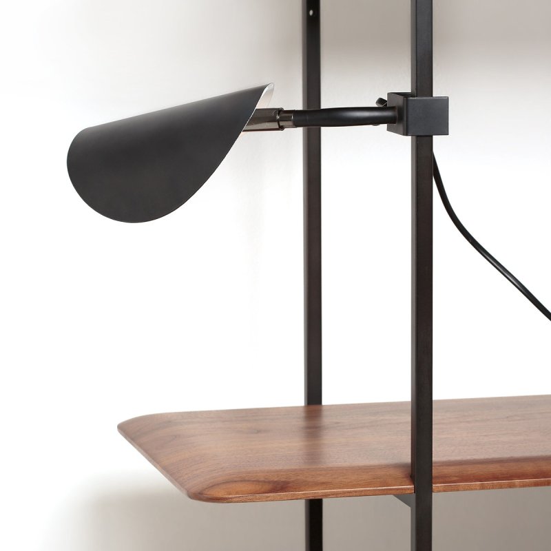 Лампа с прищепкой черного цвета Funambule единый размер черный