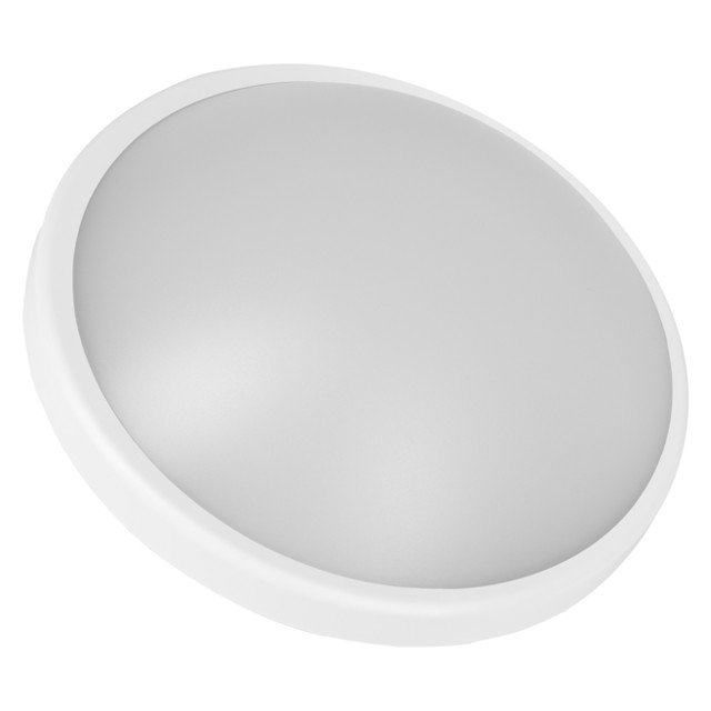 светильник светодиодный REV LED Round 12Вт 4000К IP65 влагозащищенный пластик белый